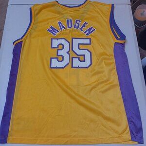 Champion Mark Madsen Los Angeles Lakers NBA Basketball Jersey Adult Medium 40